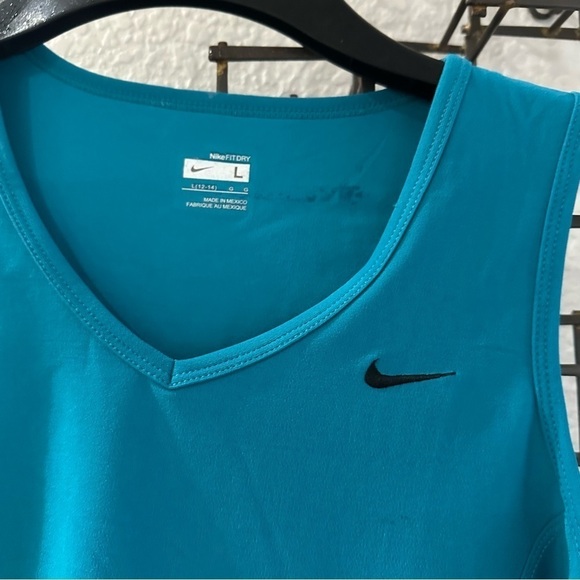 Nike Fit-Dry Women’s Active Tank Top Teal Size L – Dri-Fit Training NWT - Picture 3 of 5